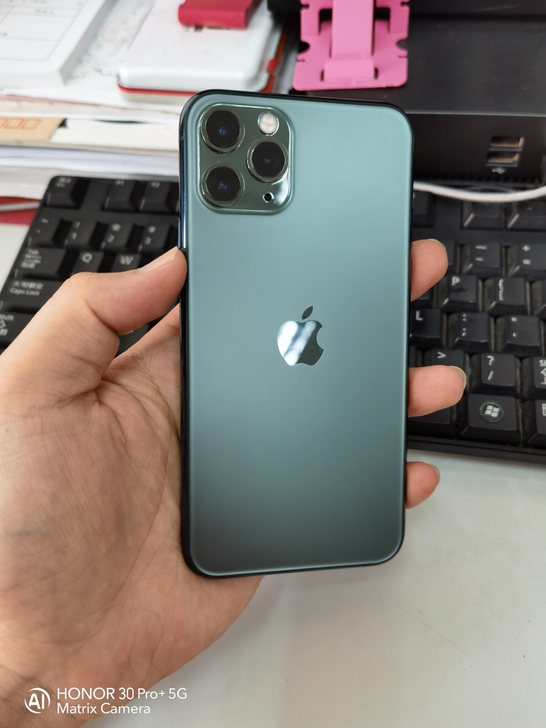 苹果11pro 暗夜绿 国行256g ip...