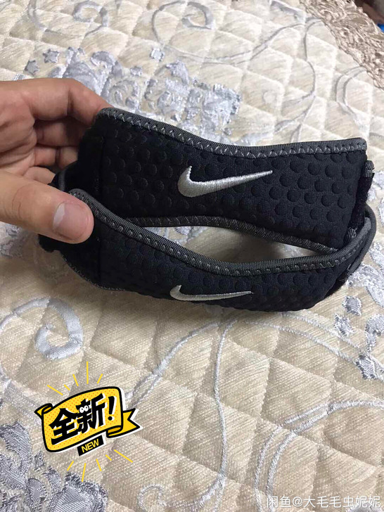 正品闲置运动髌骨带 正品全新耐克髌骨带一对...