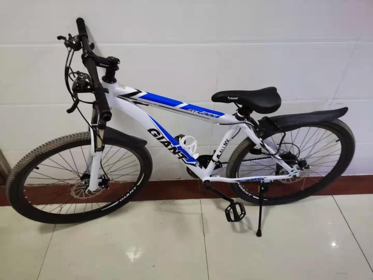 捷安特山地自行车公路赛车铝合金车架双碟刹减...