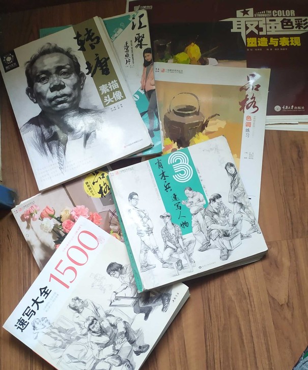 作品赏析头像结构临摹美术艺考联考校考图书买...