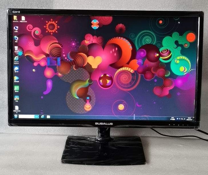 闲置一台大水牛库存全新24英寸薄款液晶显示...