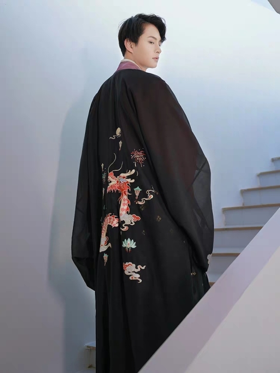 重回汉唐少年游正品原创设计宋制红色汉服男春...