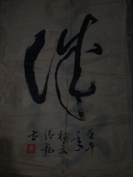 青龙书法72乘以49厘米。手写未装表软件。