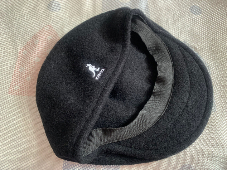 袋鼠贝雷帽冬款，呢子全新一顶