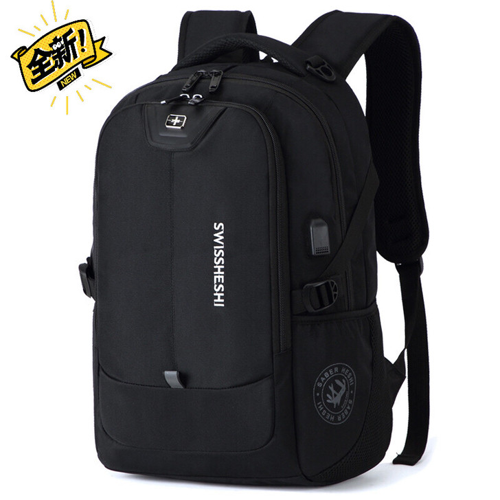 全新17寸军刀背包男高中初中学生书包15....