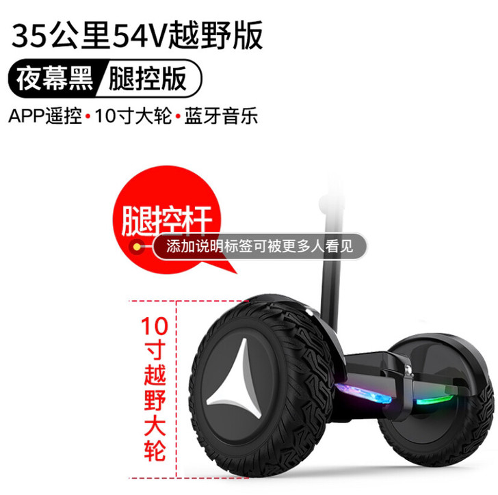 领奥 自平衡电动车,9成新一直自己用没用几...