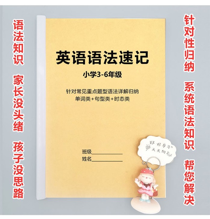 小升初英语语法速记三四五六年级单词句型时态...