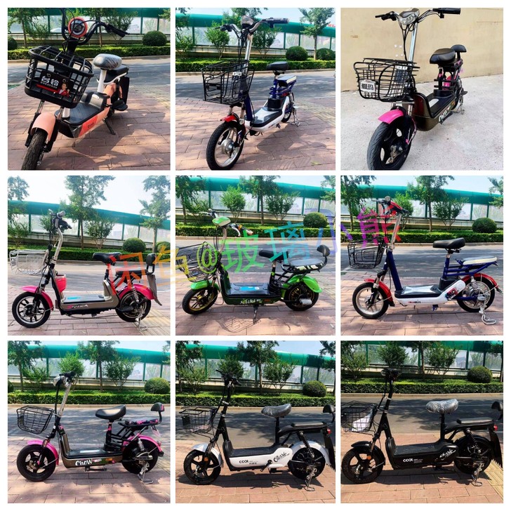 电动车助力车自行车爱玛雅迪台铃二手锂电池小...