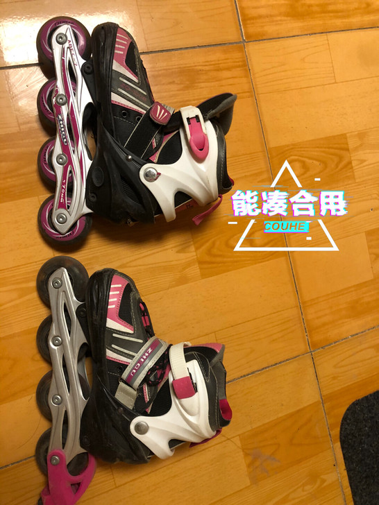 旱冰鞋 很结实 如图这样