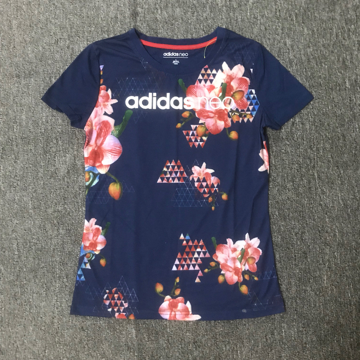 Adidas阿迪达斯 女士休闲短袖T恤 尺...