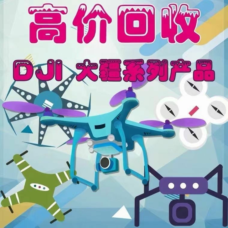 回收大疆Dji无人机，落水机，炸鸡，捡到飞...
