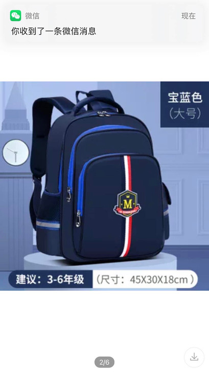 全新！实体店销售！英式男童书包！合适3-6...