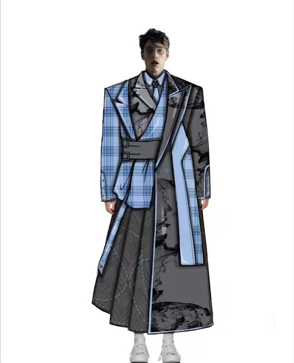 服装效果图  电脑服装效果图  服装电脑效...