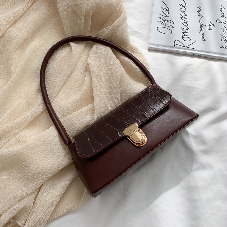 法国小众包包女2021新款潮韩版百搭单肩小...