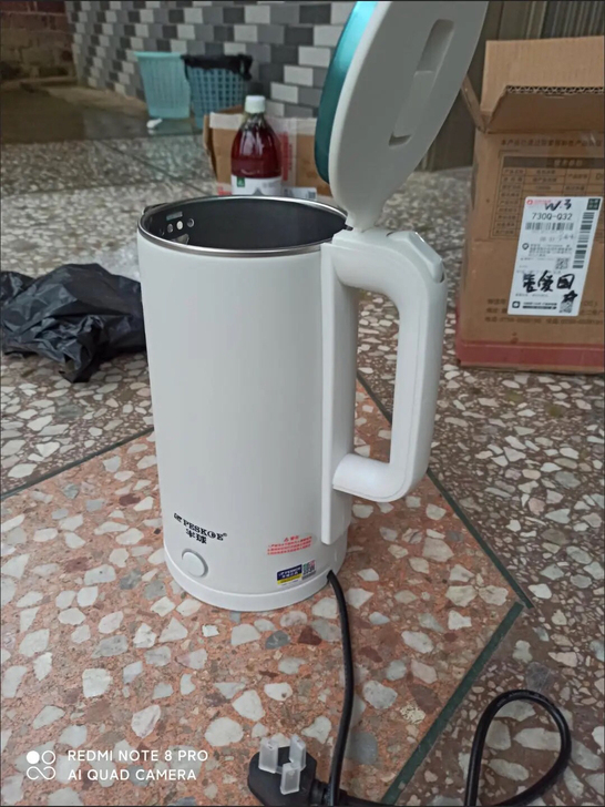 【库存清仓】全新2.5L电热水壶保温家用烧...