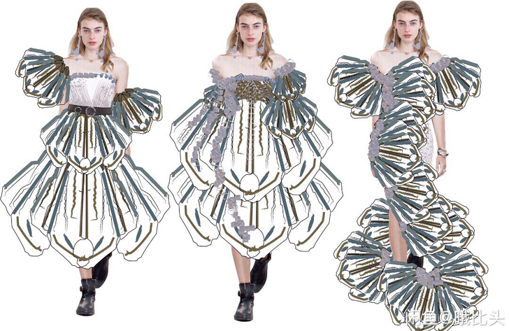 服装效果图/定制/服装插画/设计提案/作品...