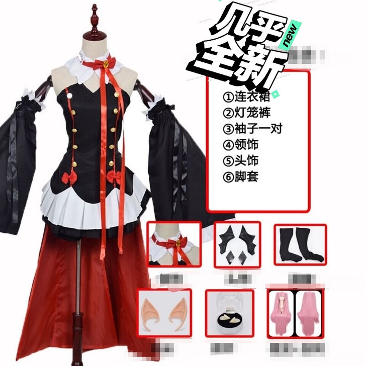 服装m码动漫终结的炽天使克鲁鲁COS服万圣...