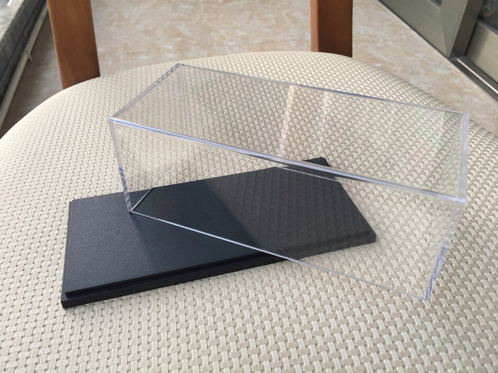 1:24/43汽车模展示盒 防尘罩透明亚克...