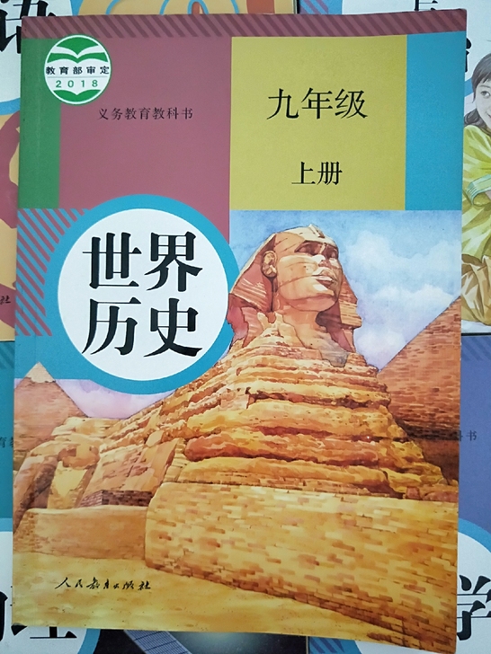 初中九年级上册  世界历史  九成新  1...