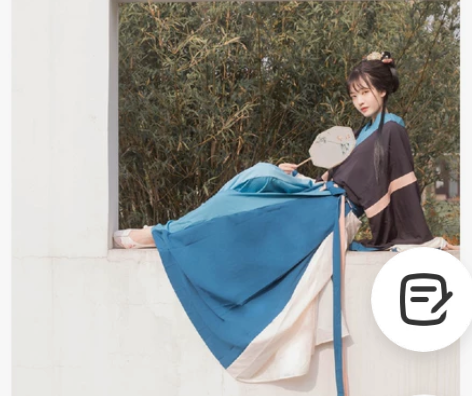 【包邮送】五五年原创汉服新款【墨羽】晋制上...