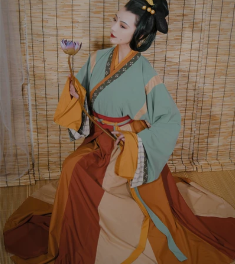 自配汉服一套  晋制汉服 三件套 晋制上衣...