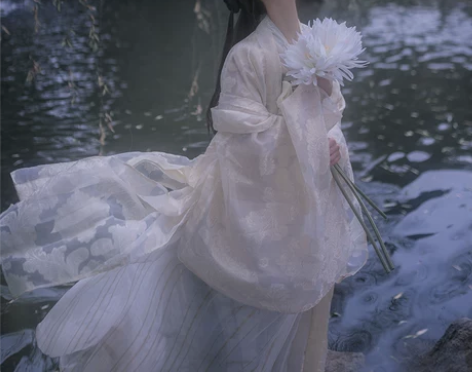 汉服女魏晋风夏季薄款广袖超仙齐胸襦裙中国风...