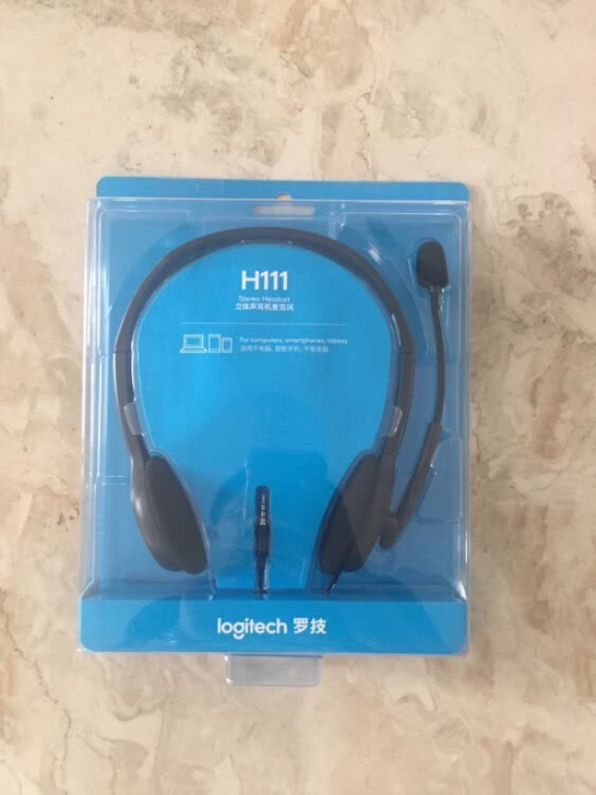 罗技H111 多功能头戴式耳机耳麦 笔记本...