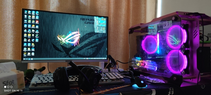 整机带显示器出 送惠普鼠标键盘耳机