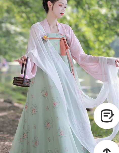 汉服原创汉服女魏晋大袖襦唐制复原齐胸衫裙夏...