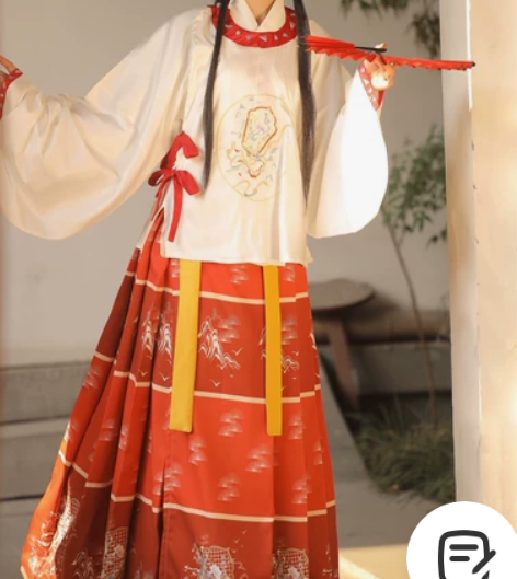 玉术玉术原创汉服女明制圆领袍补服短衫袄裙百...
