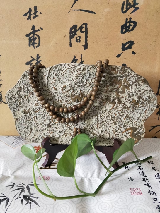 三叶虫化石原石收藏摆件（长29厘米宽15厘...