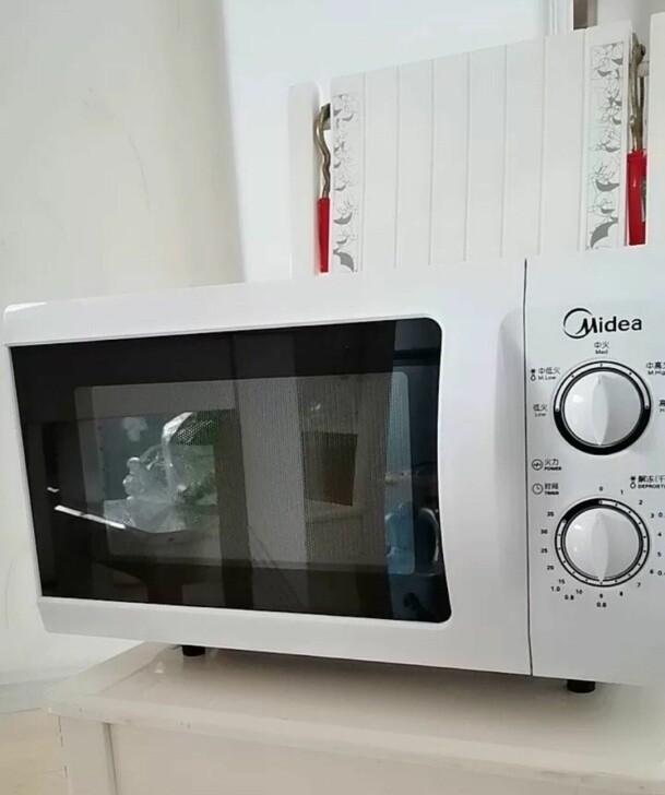 【全新】美的微波炉新款 机械型白色微波炉，...