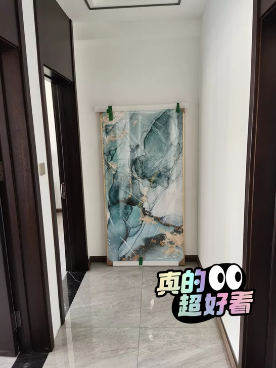晶瓷现代简约入户玄关装饰画轻奢大气走廊过道...
