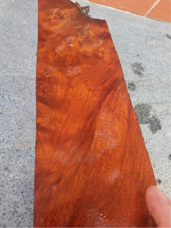 缅甸花梨婴手把件刀柄料