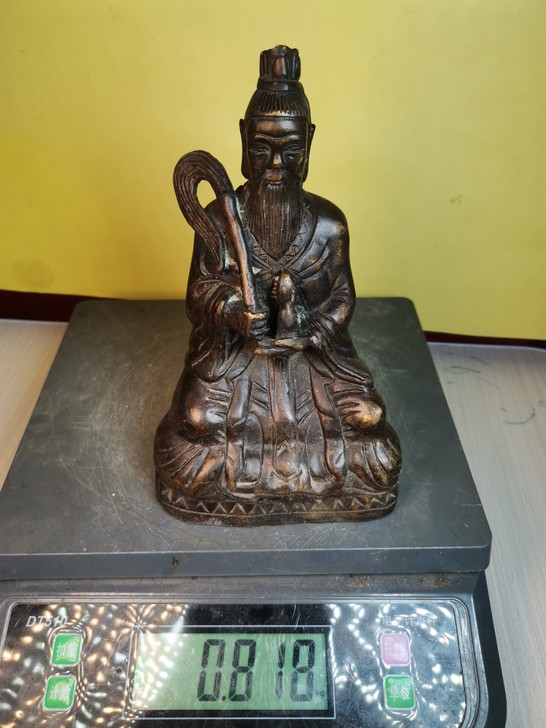 铜佛像 ，铜佛像一尊，高16厘米左右，重不...