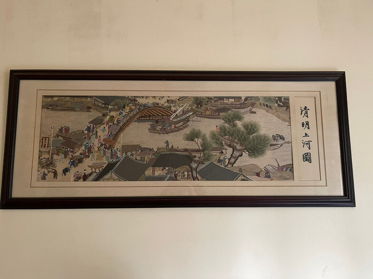 苏绣画