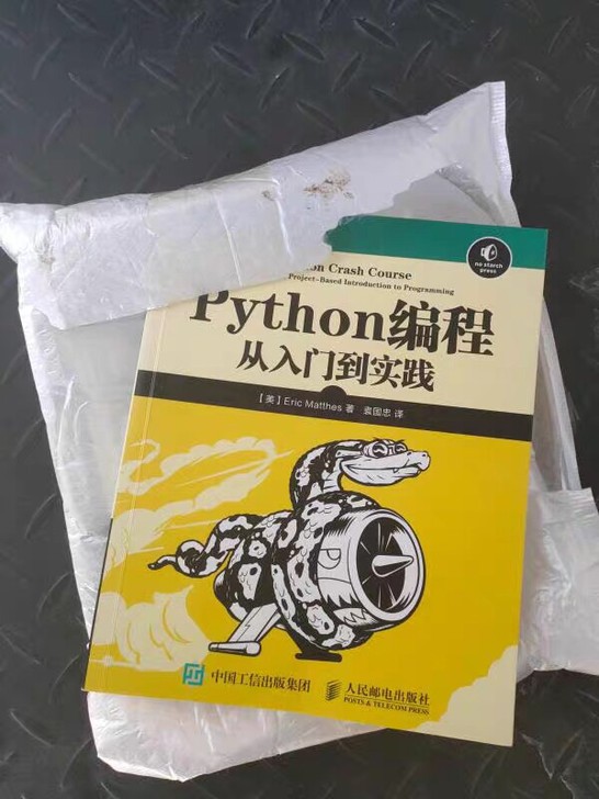 Python编程从入门到实践，九成新，已经...
