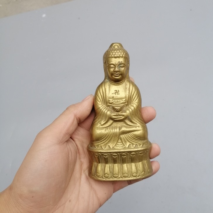 80/90年代老铜佛像一尊 很漂亮的佛像,...