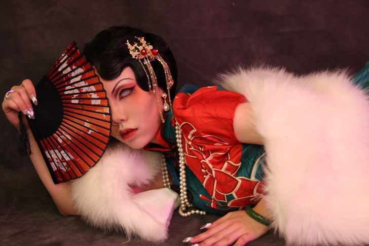 漫趣屋 Cosplay女装 红蝶cos服美...