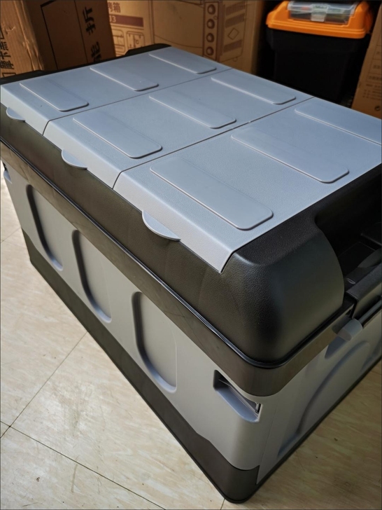 闲置全新的汽车储物箱，三盖箱子，75L容量...