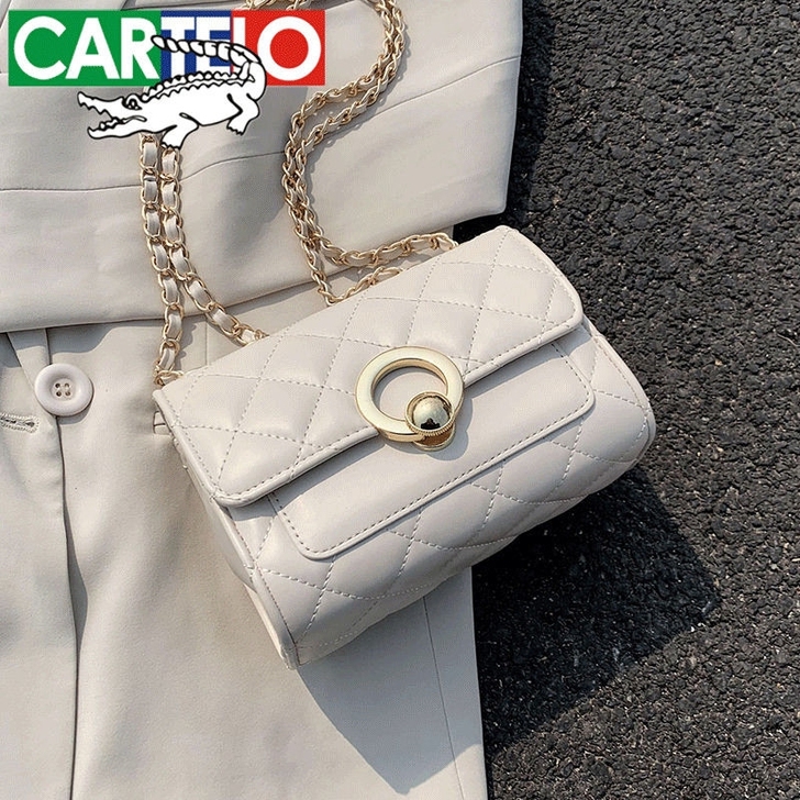 卡帝鳄正品百搭新款小方包