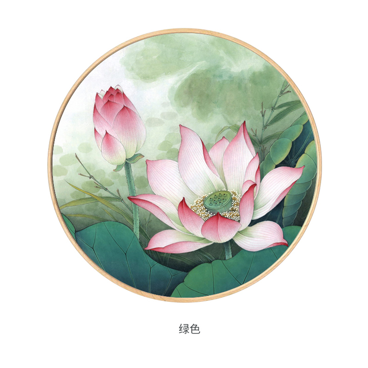 集里雅韵 现代装饰画，原木色实木外框，30...