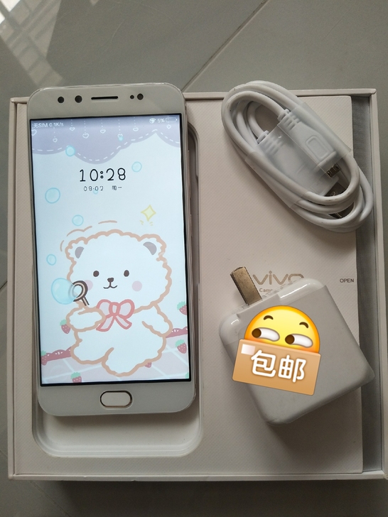 vivo x9 女生自用手机 金色 成色如...