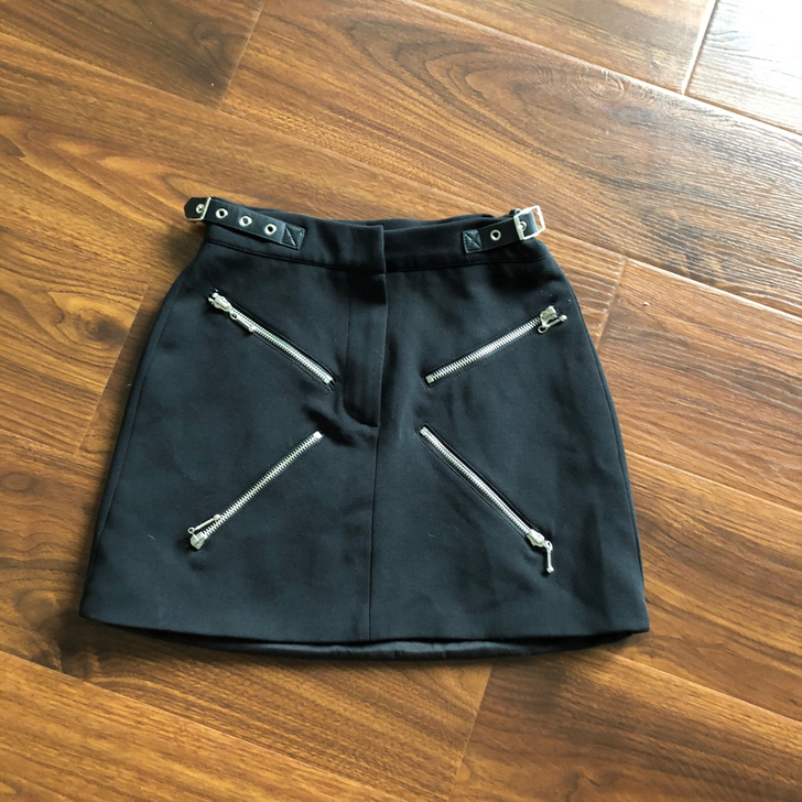 欧美辣妹暗黑性感s码腰带高腰个性小组设计半...