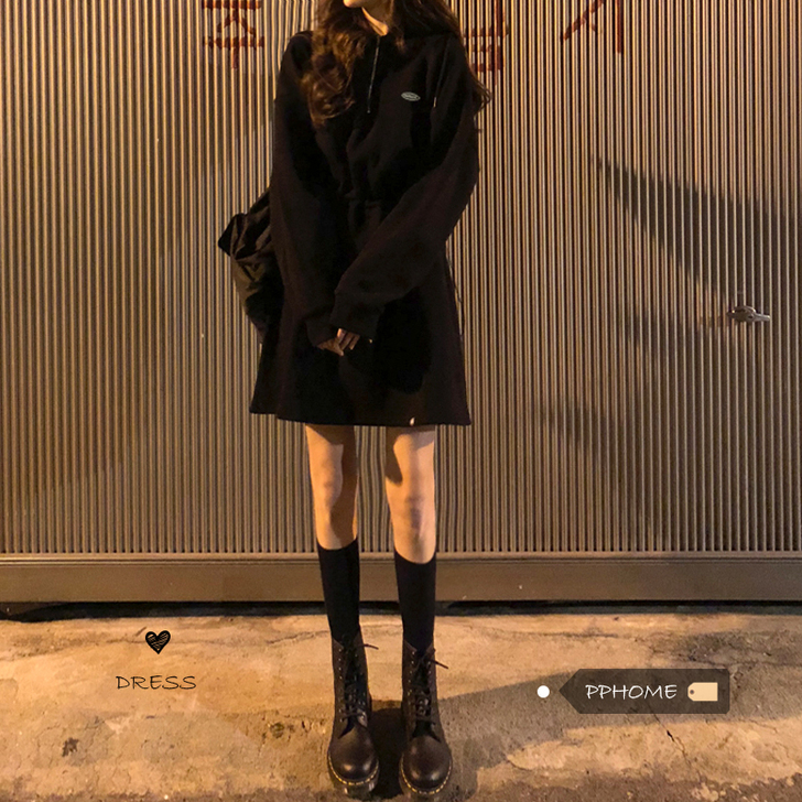 PPHOME暗黑学姐~韩系又酷又休闲慵懒风...