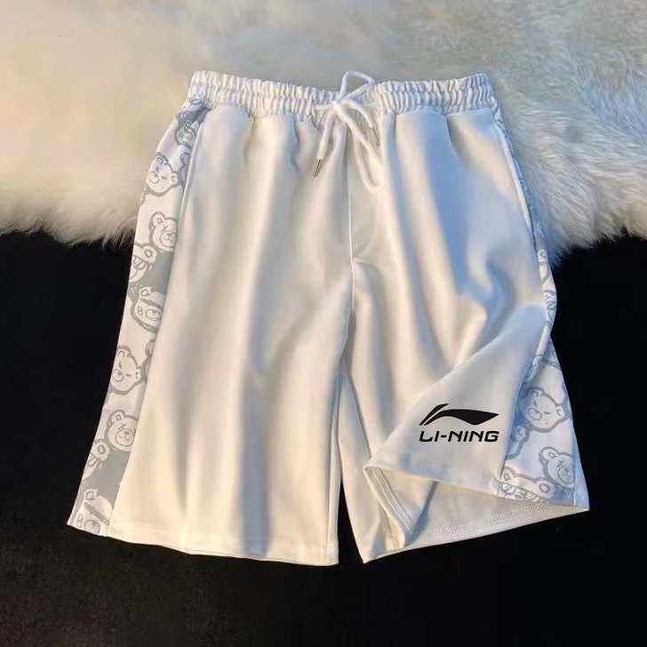 （清仓处理）小熊印花运动短裤男夏季原宿风休...