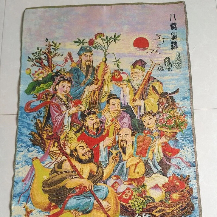 密宗佛教刺绣 唐卡刺绣画 宗教刺绣 金丝刺...