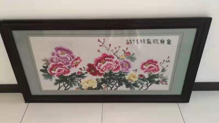 刺绣画，玉泉路，自取！无法快递