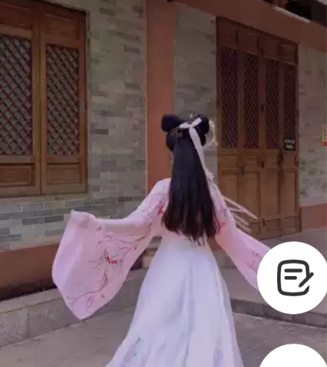 如梦霓裳汉服 灵犀上襦 仅粉色广袖上襦15...