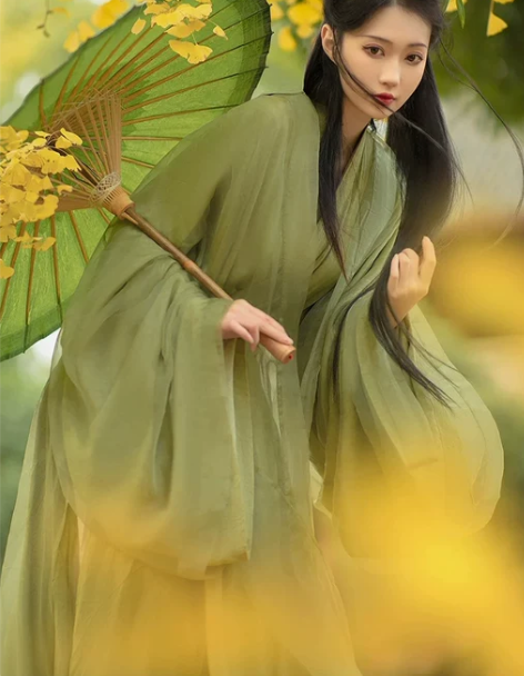 原创汉服女魏晋古装超仙气古风飘逸正品春季演...